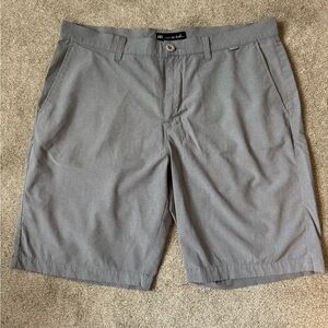 Travis Matthew Men's Gray Shorts - Size 36